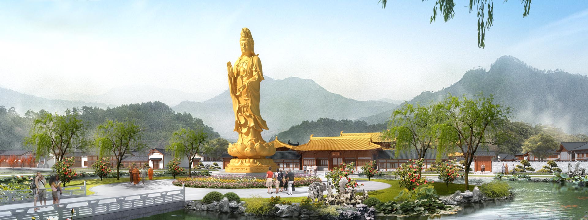 寺廟設(shè)計(jì)效果圖